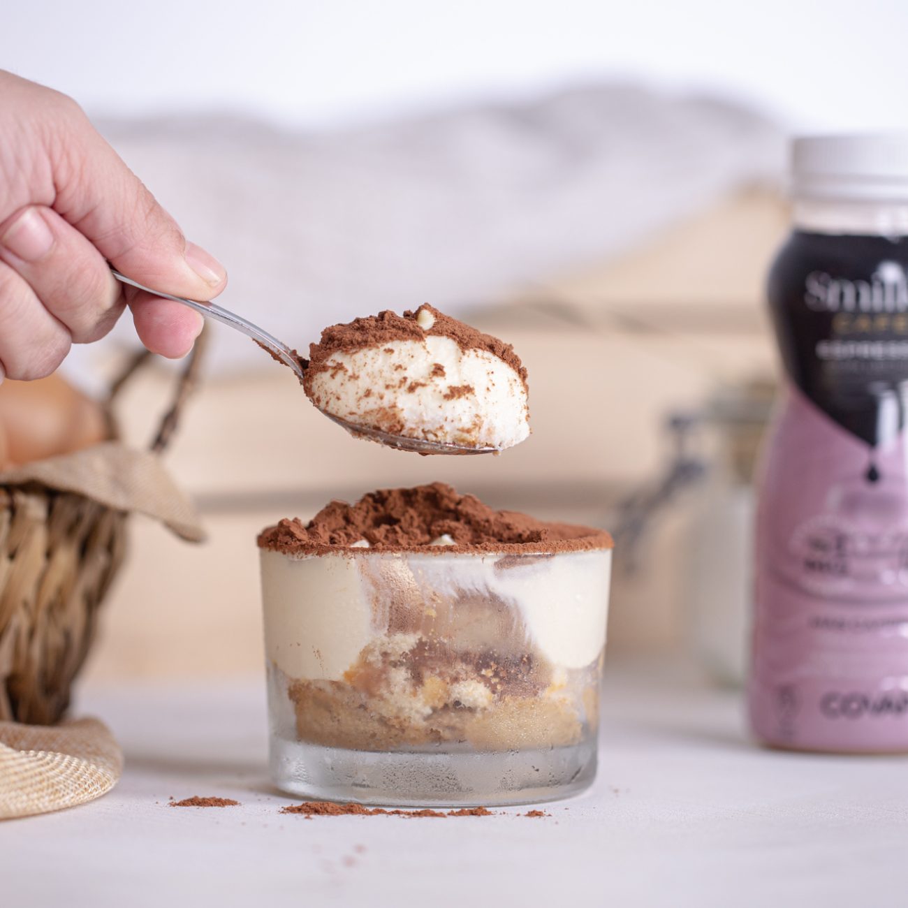 Tiramisú en vasitos